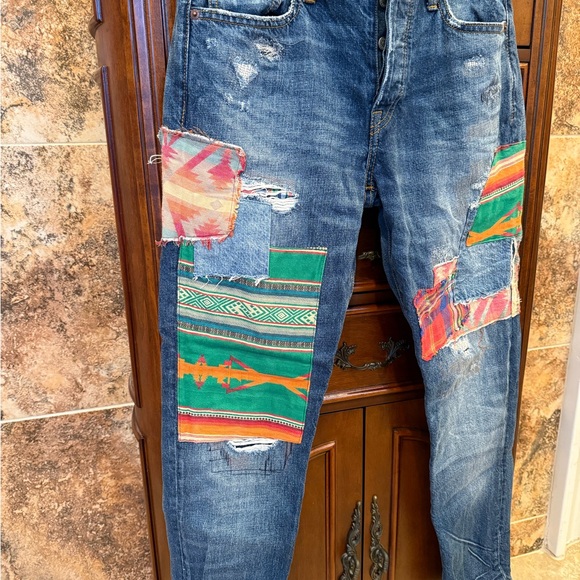 Polo Ralph Lauren Avery Patchwork Boyfriend Jean - Picture 2 of 4